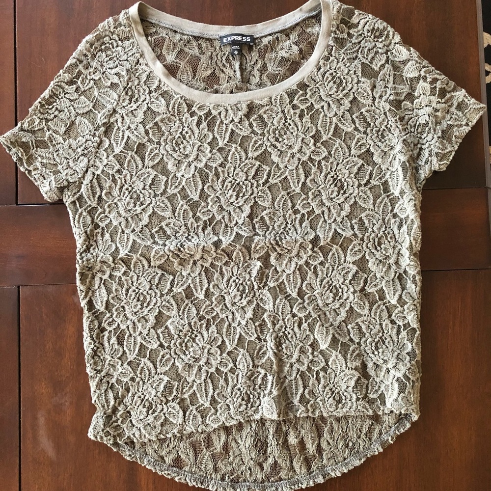 Express lace top